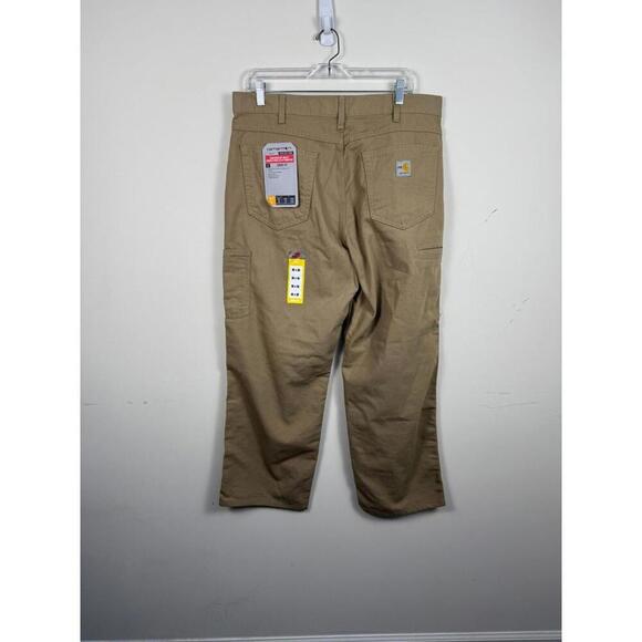 NWT Carhartt FR Flame Resistant Rugged Flex Relaxed Fit Canvas Work Pant 36x30 - Picture 5 of 6